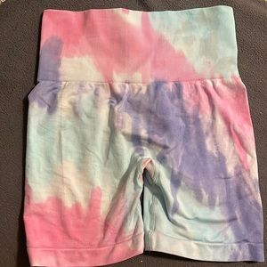 Allure the brand shorts. Rainbow. Size small. Worn a few times.